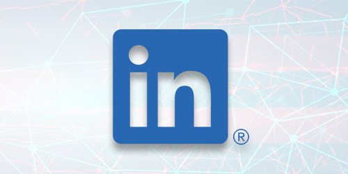 Logo von LinkedIn vor e-PIAF Netzwerk
