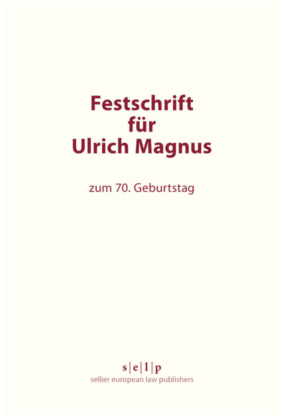 Festschrift für Ulrich Magnus