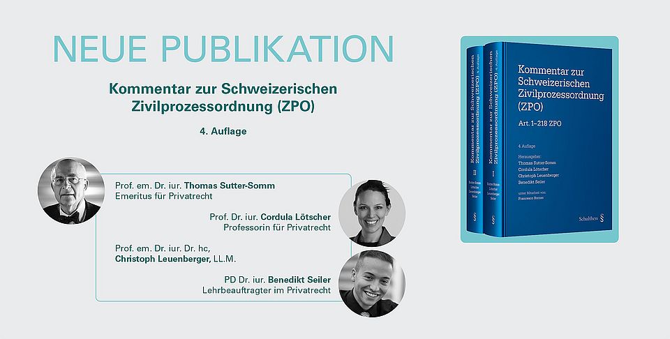 New publication by Thomas Sutter-Somm, Cordula Lötscher and Benedikt Seiler