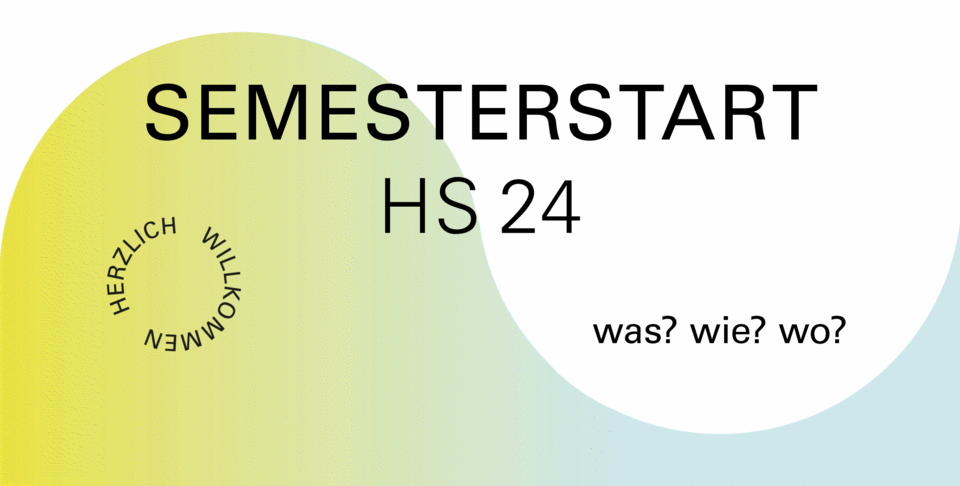 Flyer zu Semesterstart HS24