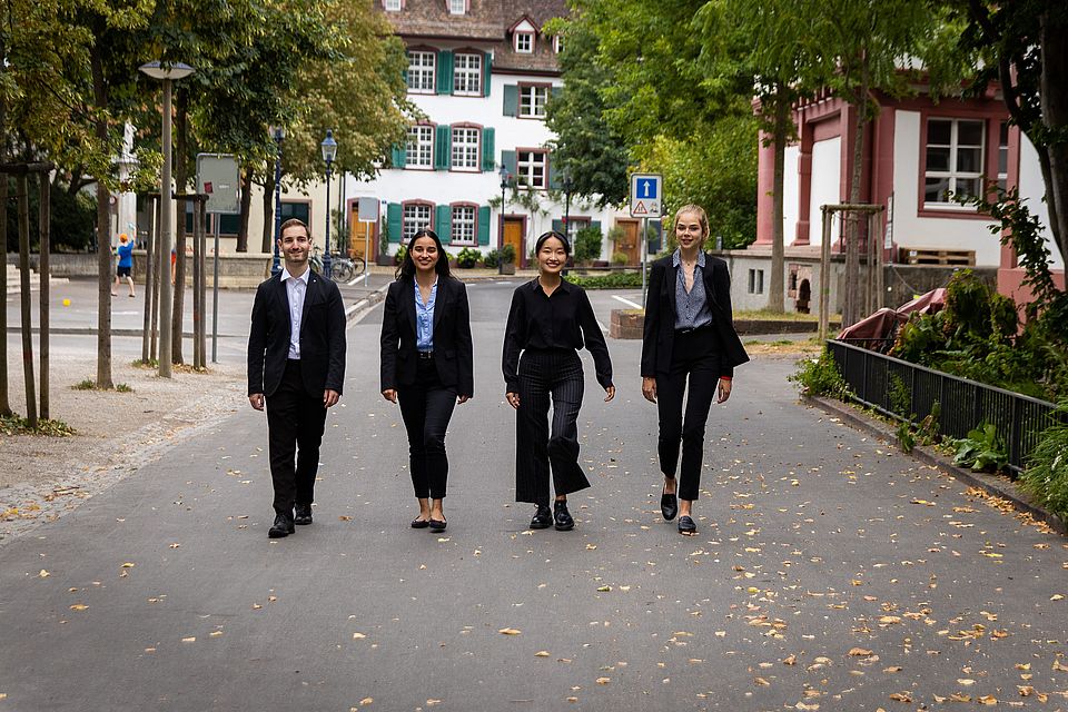 Gruppenfoto Moot Court Team 2021/2022