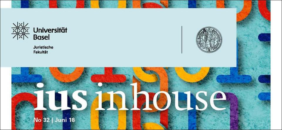 Titelseite des Newsletters Ius Inhouse Nummer 32.