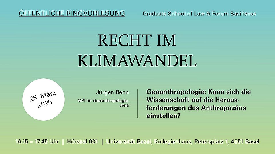 Flyer, Öffentliche Ringvorlesung