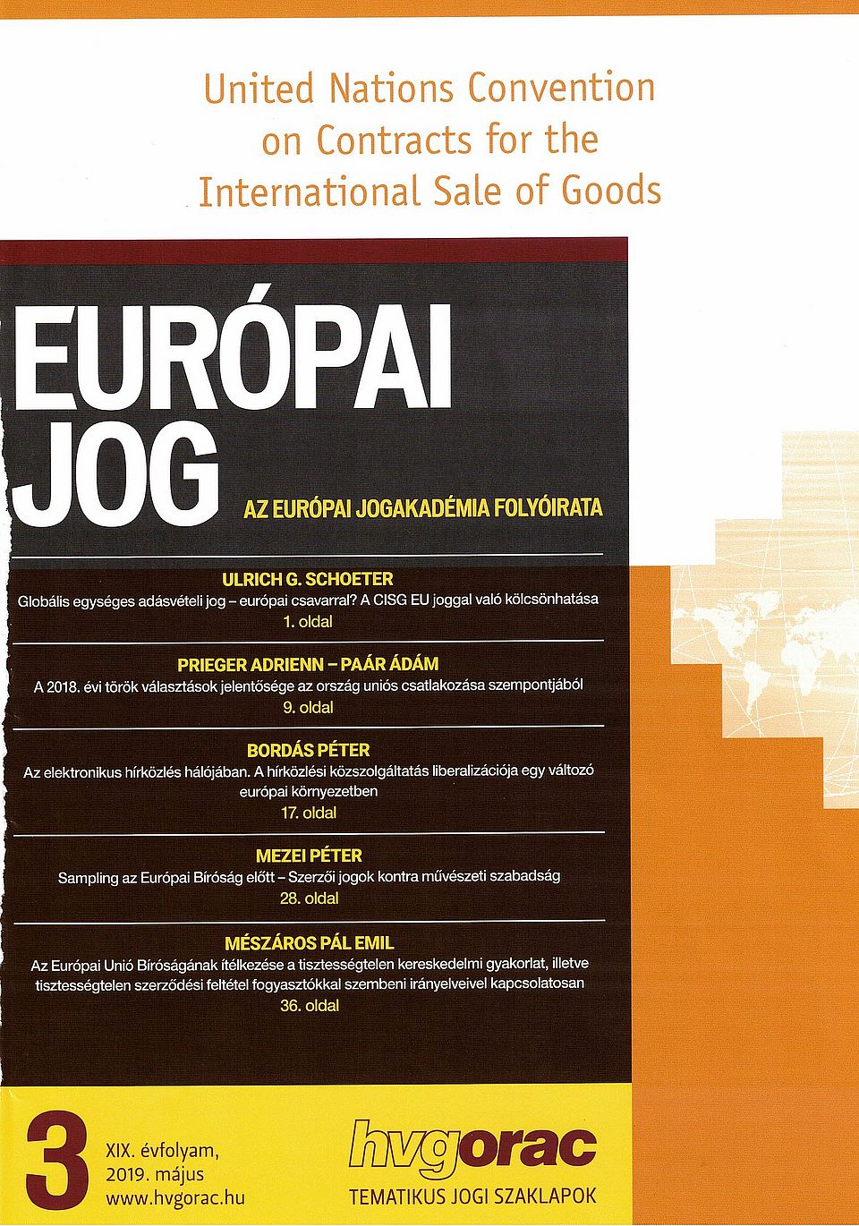 EURÓPAI JOG  - AZ EURÓPAI JOGAKADÉMIA FOLYÓIRATA