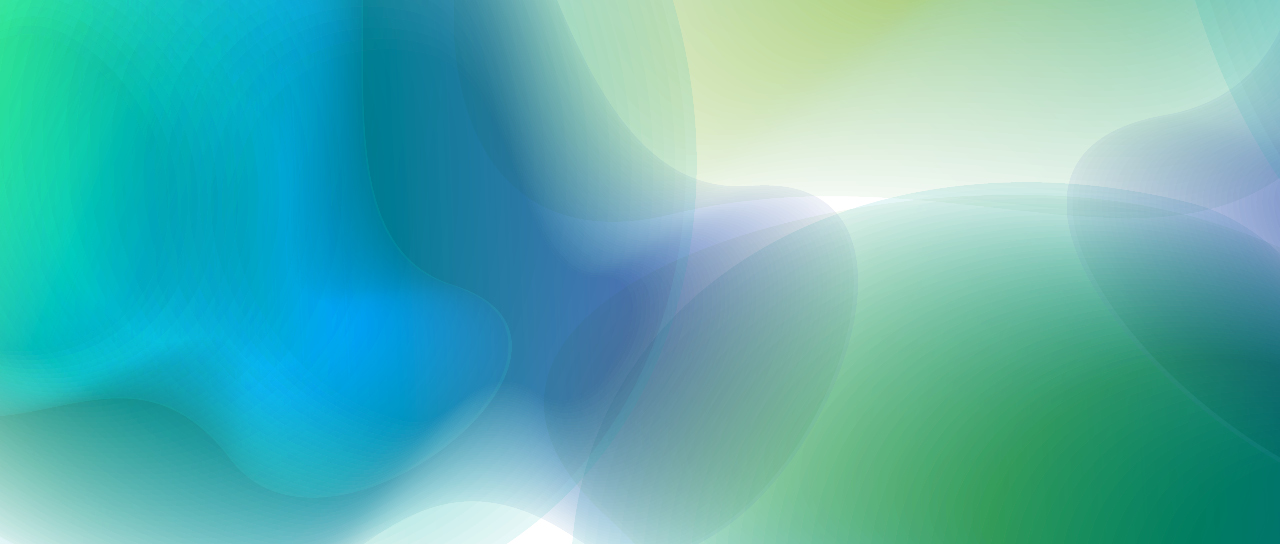 Header image with colored pattern (green, blue and purple on white).