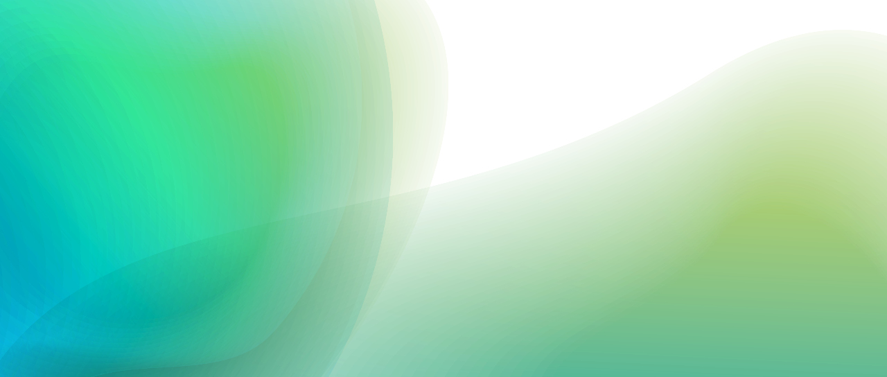 Header image with colored pattern (green and blue on white).