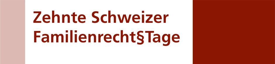 Banner der Schweizer Familienrechtstage 2021.