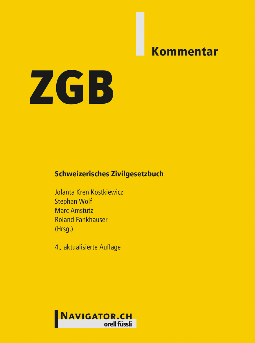 OFK ZGB Schweizerisches Zivilgesetzbuch 4. Auflage