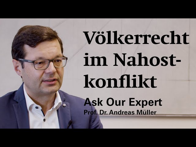 Ask Our Expert Interview Nahostkonflikt