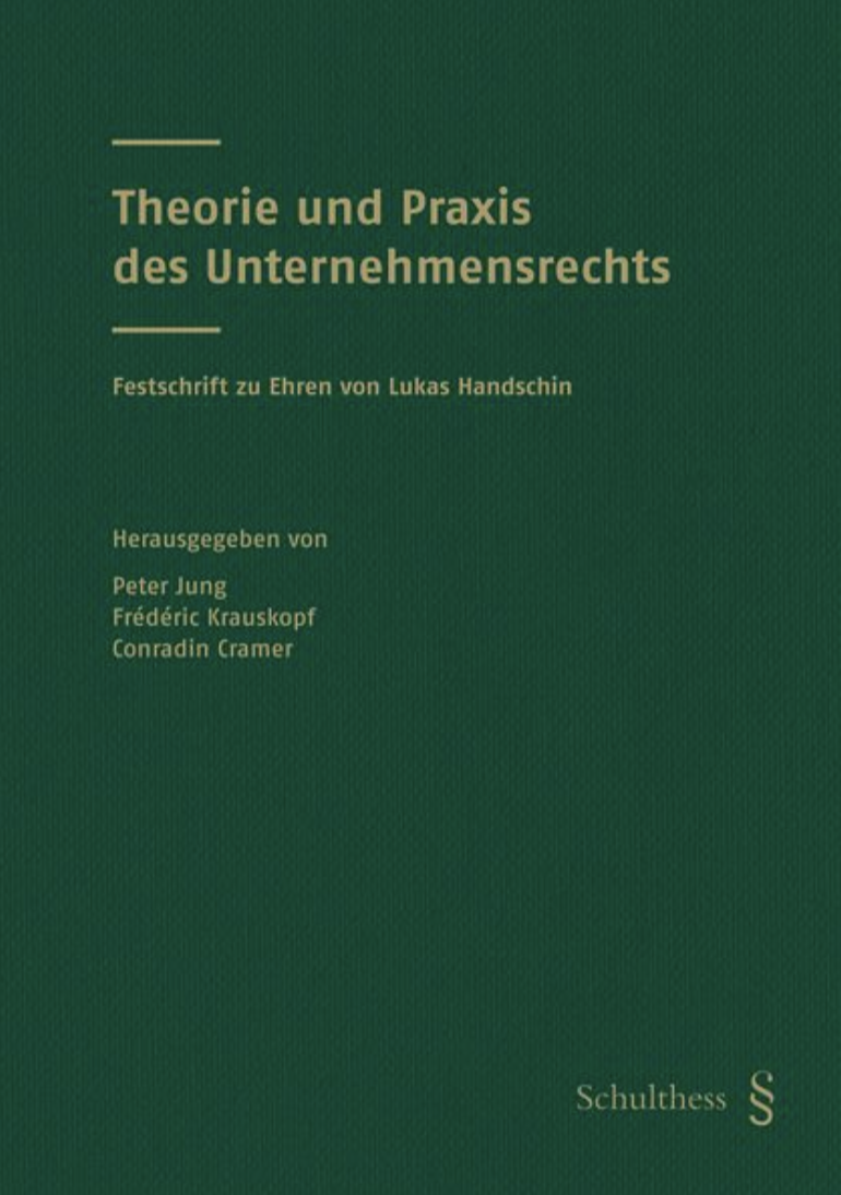 Theorie und Praxis des Unternehmensrechts